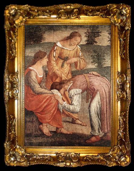 framed  LUINI, Bernardino The Game of the Golden Cushion (detail) sg, ta009-2